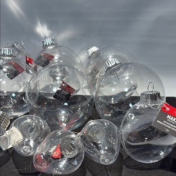 DIY Clear plastic Christmas Ornaments Set - Picture 3 of 10